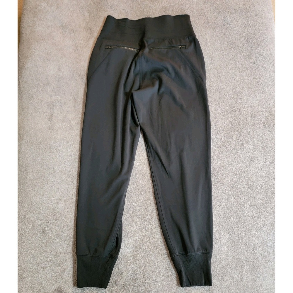 Athleta Venice Jogger Legging Black Size Large Zip Pockets Logo Size S P - Picture 4 of 4